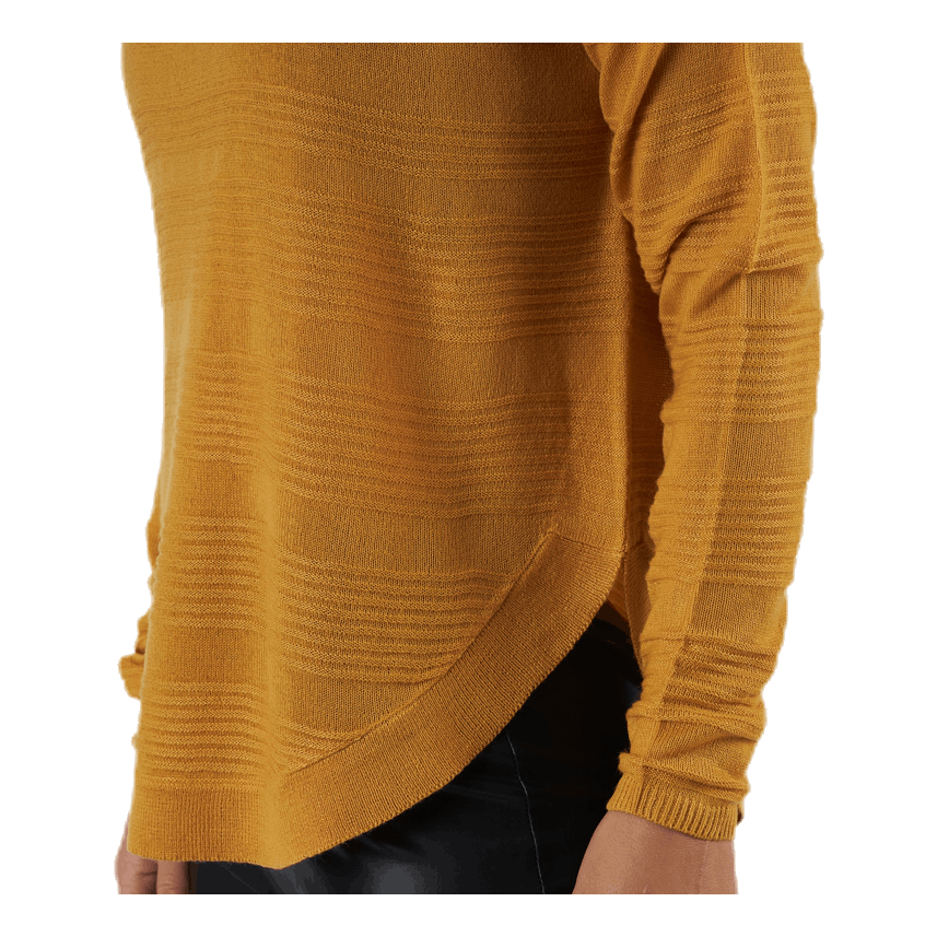 Caviar L/S Pullover Knt Yellow