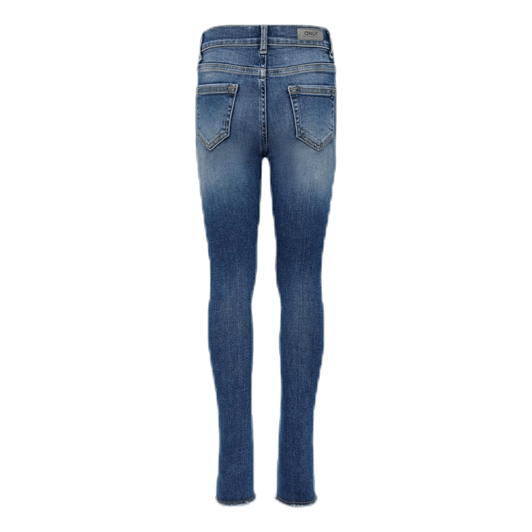 Blush Skinny Raw Jeans Blue