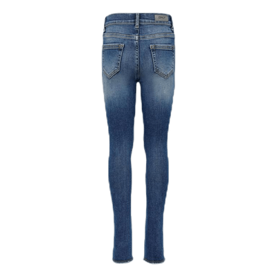 Blush Skinny Raw Jeans Blue