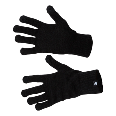 Barry Knitted Gloves Black