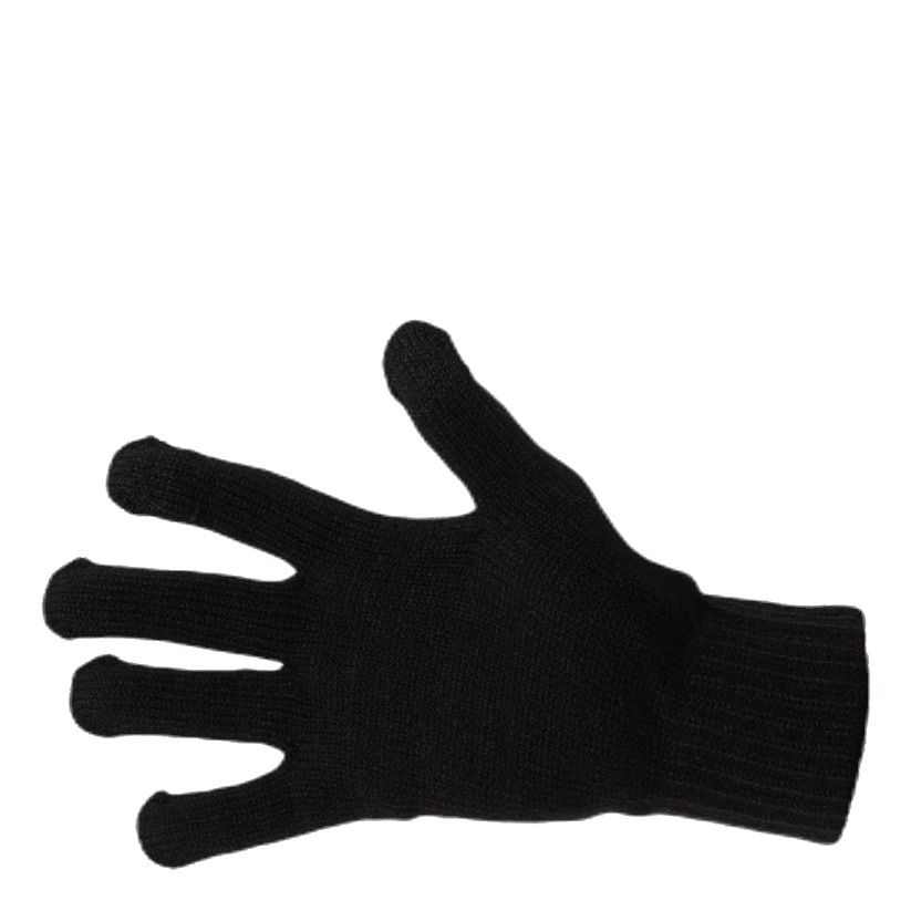 Barry Knitted Gloves Black