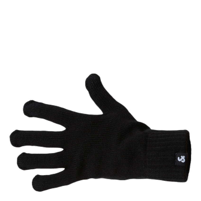 Barry Knitted Gloves Black