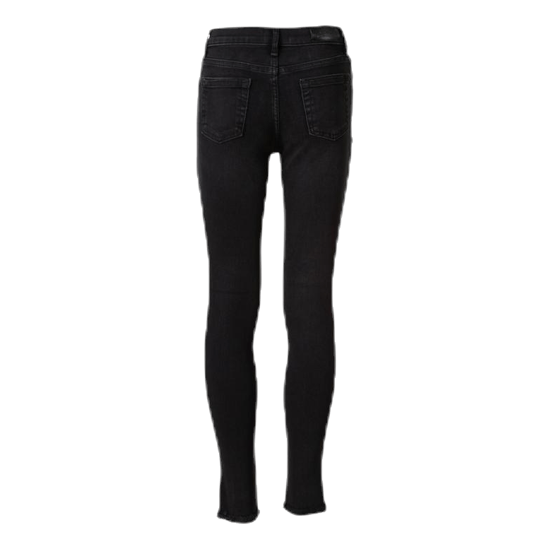 Blush Skinny Raw Jeans Black