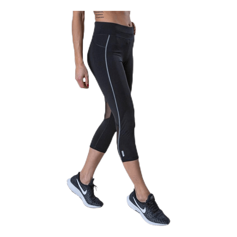 Performance Run 3/4 Tights Black