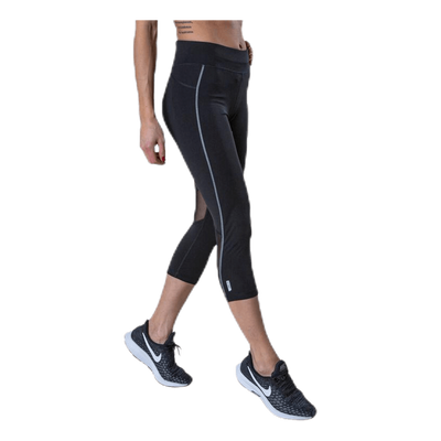 Performance Run 3/4 Tights Black