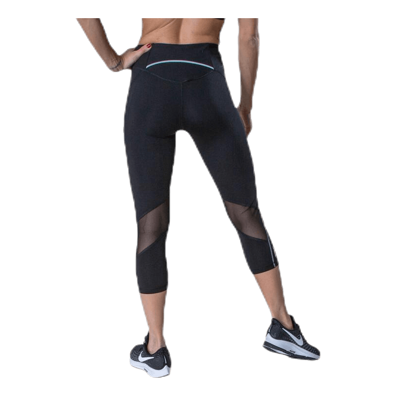 Performance Run 3/4 Tights Black