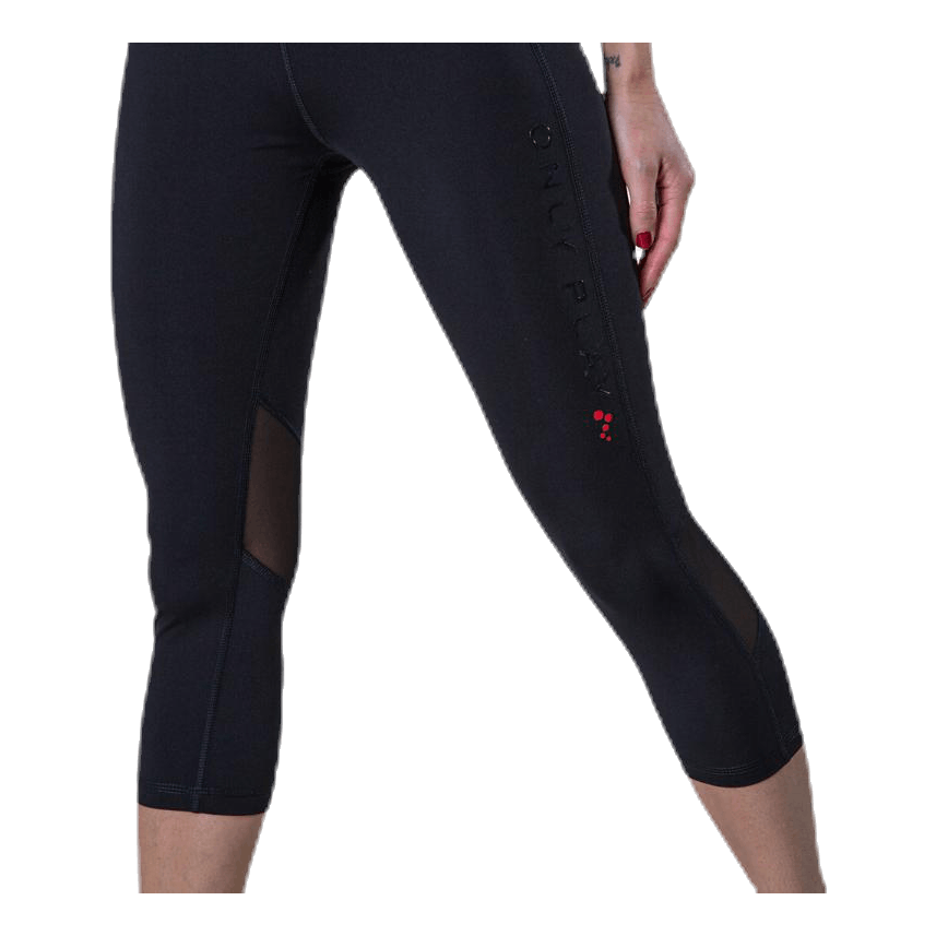 Performance Run 3/4 Tights Black