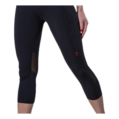 Performance Run 3/4 Tights Black