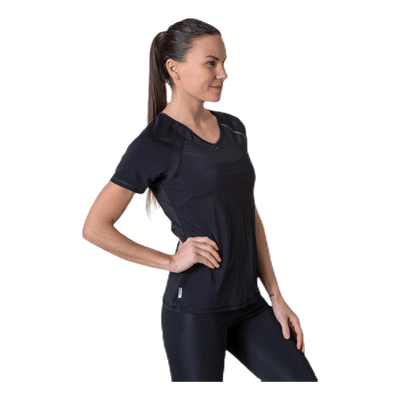 Performance Training Ss V-Neck  Tee Black