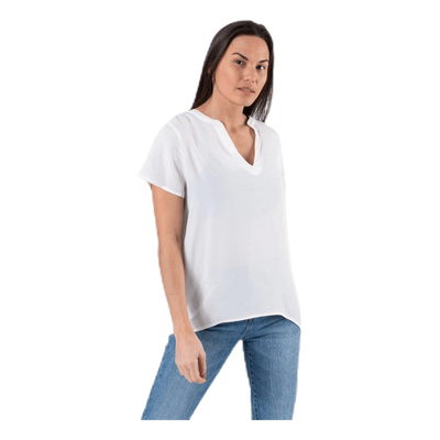 Molly Ss V-Neck White