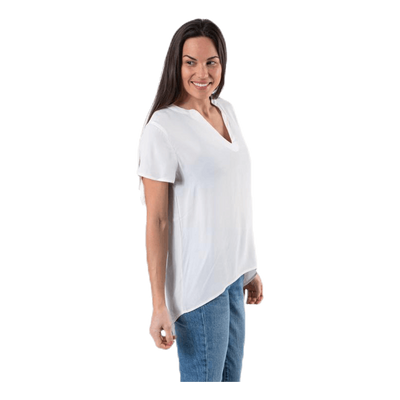 Molly Ss V-Neck White