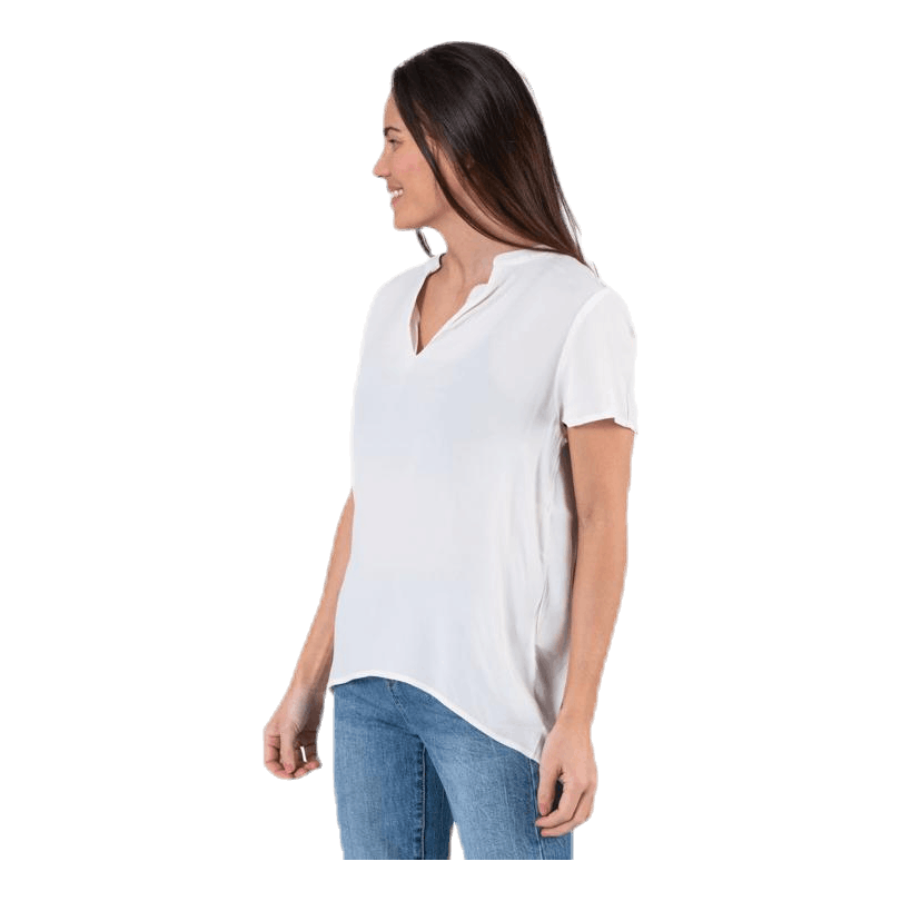 Molly Ss V-Neck White