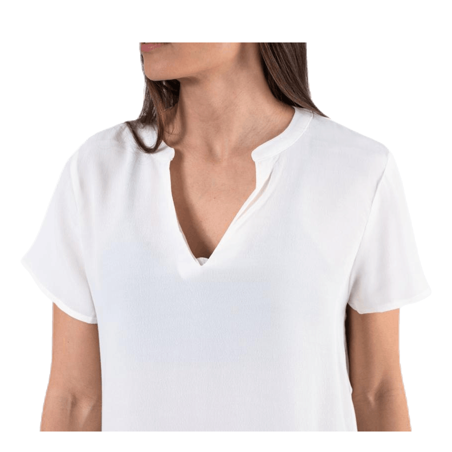 Molly Ss V-Neck White