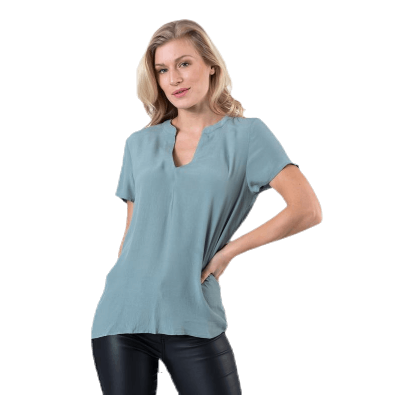 Molly Ss V-Neck Green