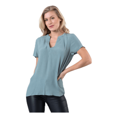 Molly Ss V-Neck Green