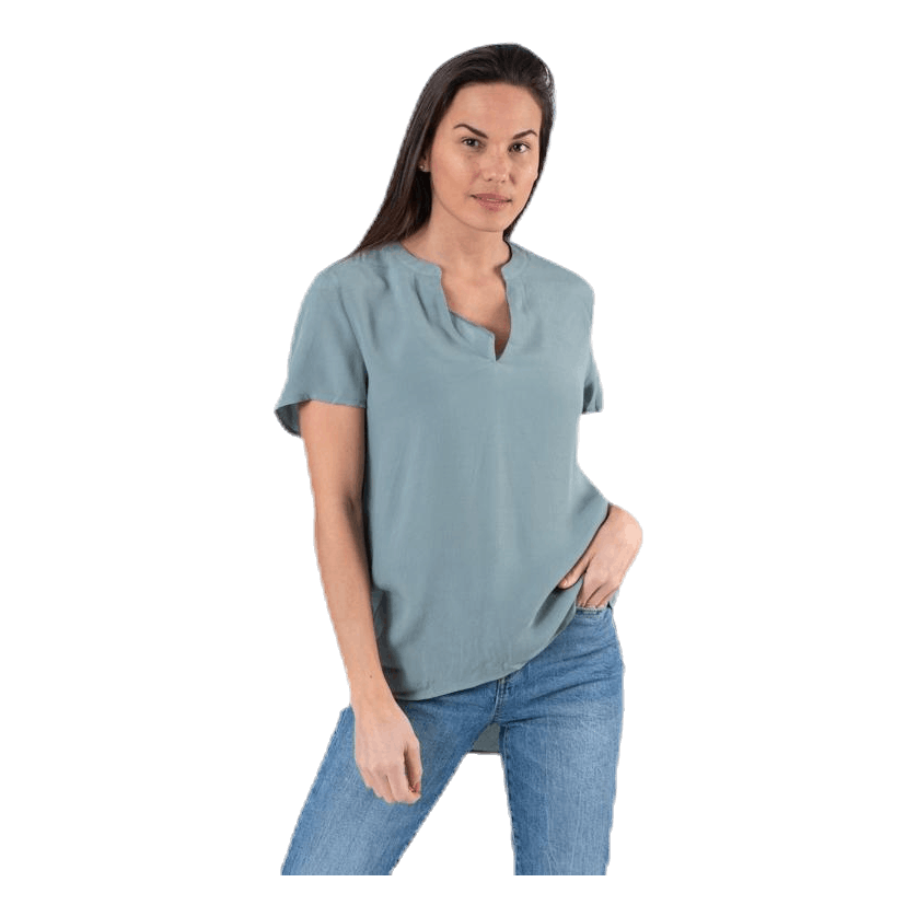 Molly Ss V-Neck Green