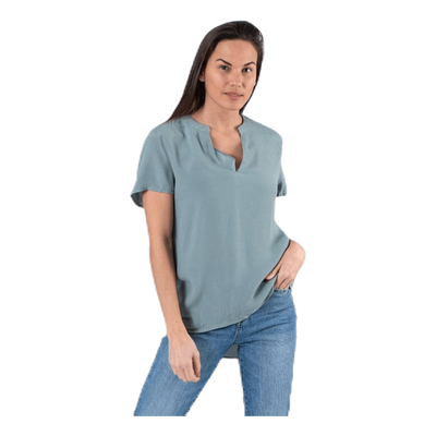 Molly Ss V-Neck Green