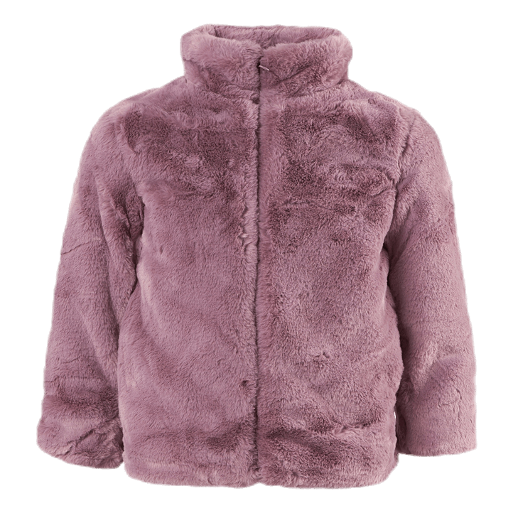 Mamy Faux Fur  Jacket Purple