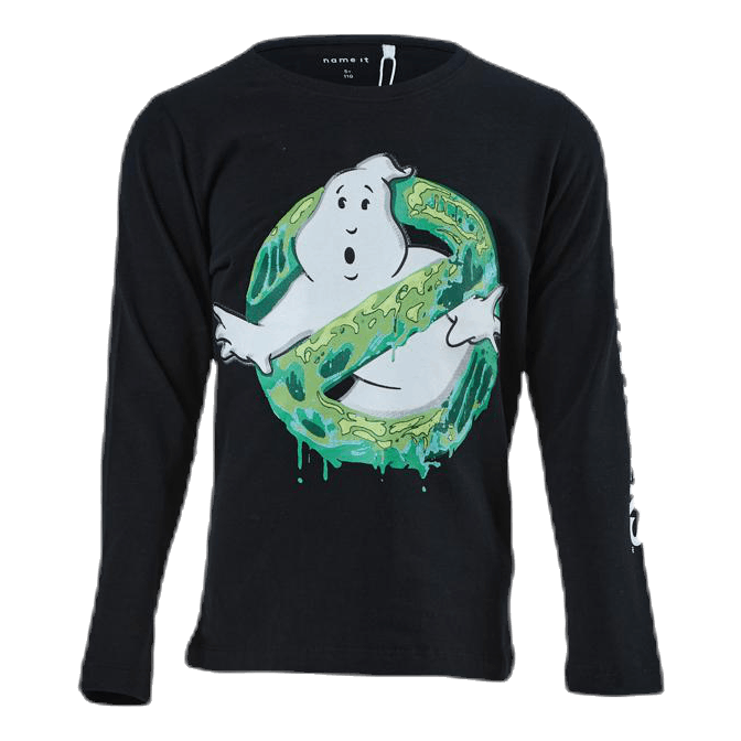 Ghostbusters Villi Ls Top Black