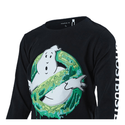 Ghostbusters Villi Ls Top Black