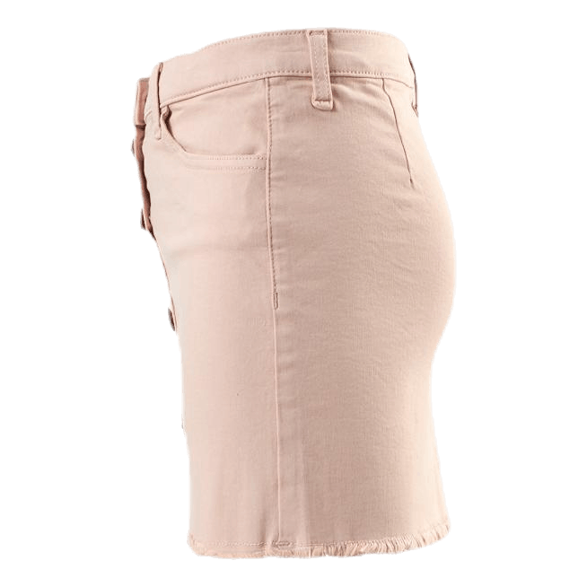 Farrah Color Button Skirt Pink