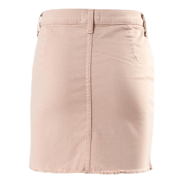 Farrah Color Button Skirt Pink