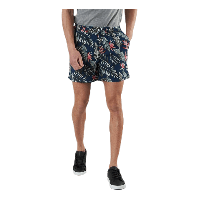 Free Jogger Shorts Print Blue