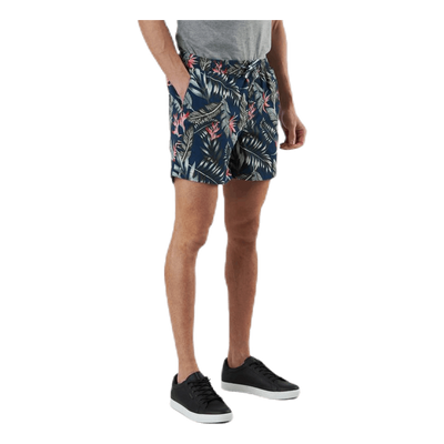 Free Jogger Shorts Print Blue