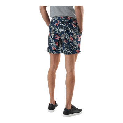 Free Jogger Shorts Print Blue