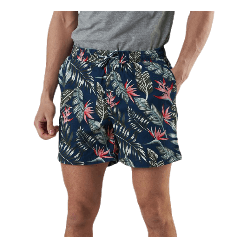 Free Jogger Shorts Print Blue