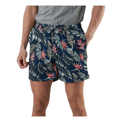 Free Jogger Shorts Print Blue