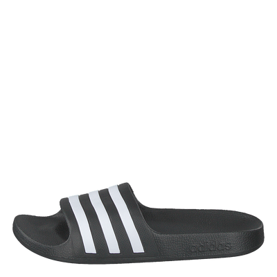 Adilette Aqua Slides Kids Core Black / Cloud White / Core Black