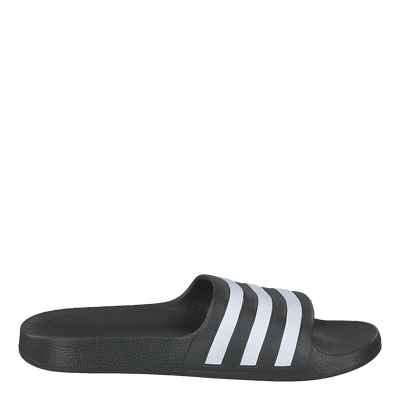 Adilette Aqua Slides Kids Core Black / Cloud White / Core Black