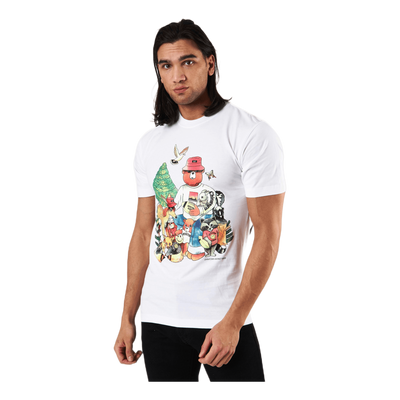 Smiley Friends Tee White