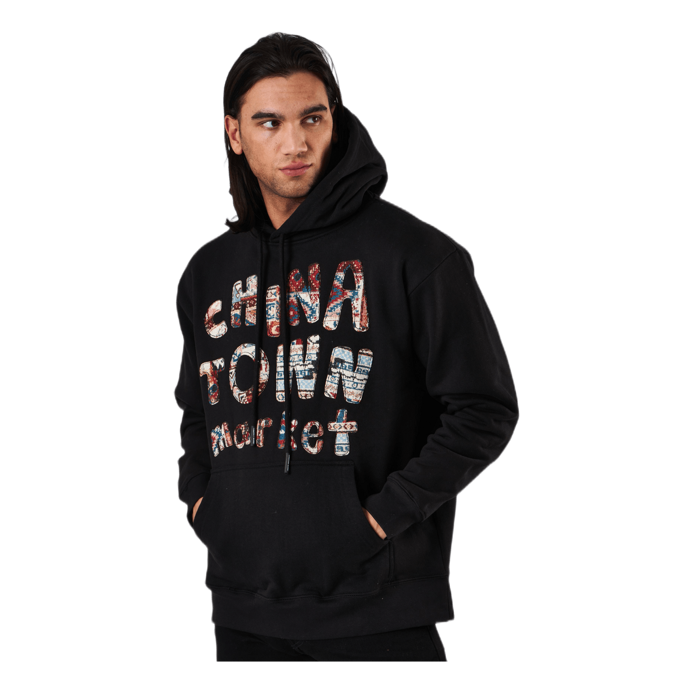 Chinatown Market Rug Dealer Hoodie Black Brandosa