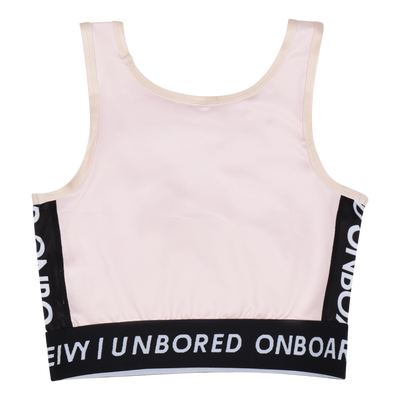 Cover Up Sports Bra Pink