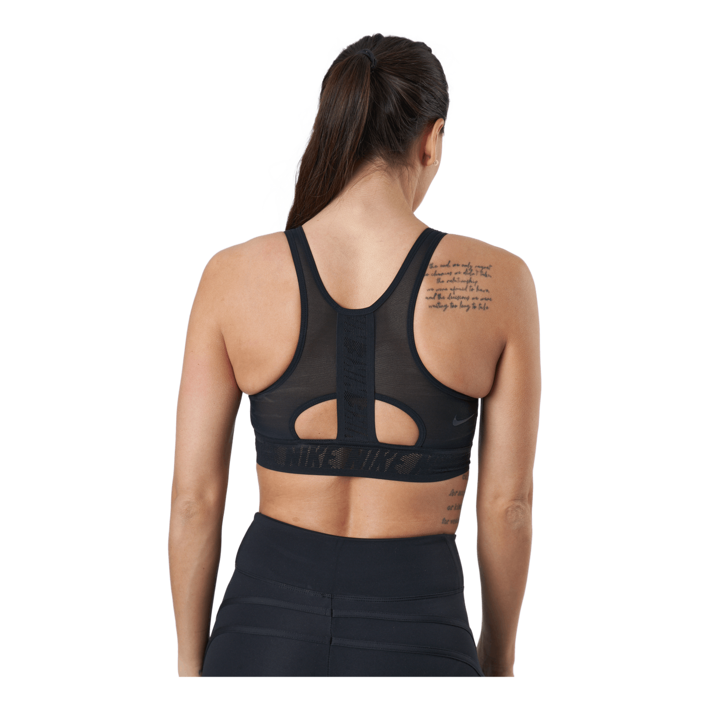 Swoosh Ultrabreathe Women Bra Black/black/black/dk Smoke Gre