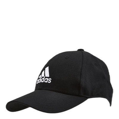 Baseball Cap Cotton Twill Black / Black / White