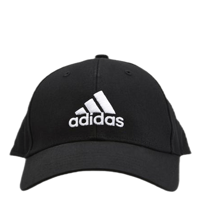 Baseball Cap Cotton Twill Black / Black / White