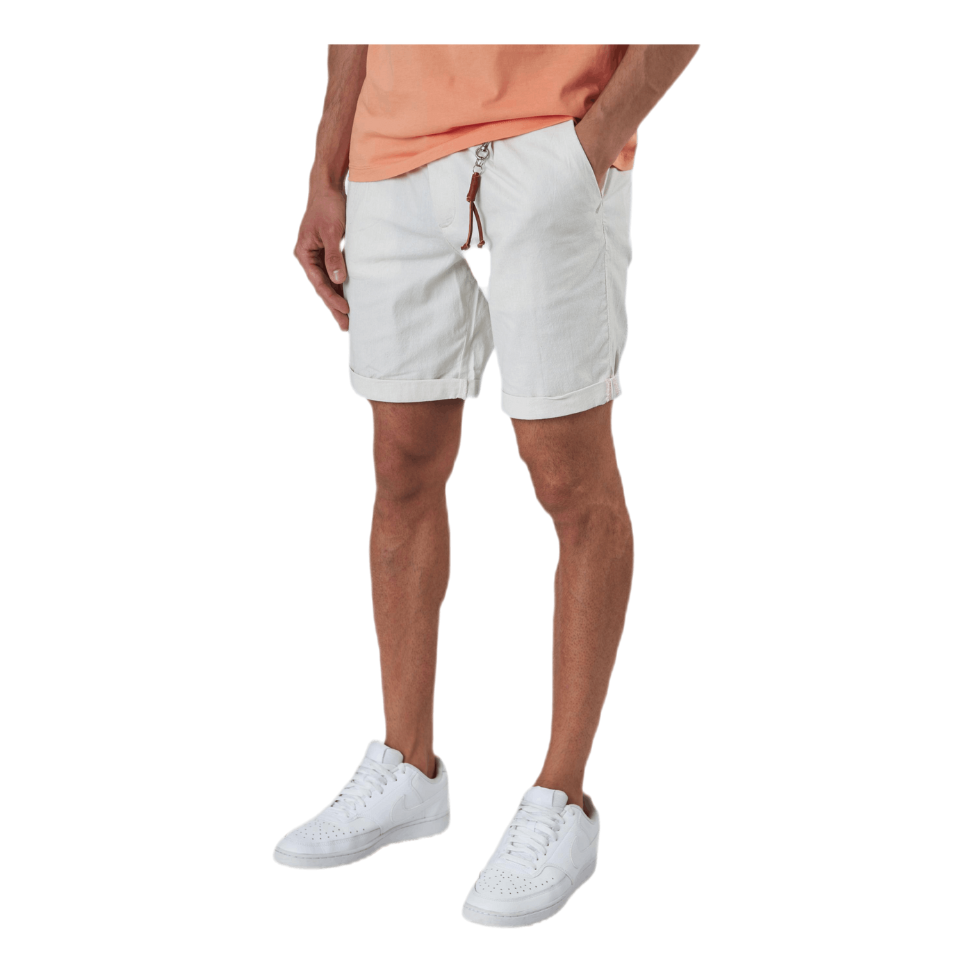 Milton Chino Shorts Akm Linen Grey