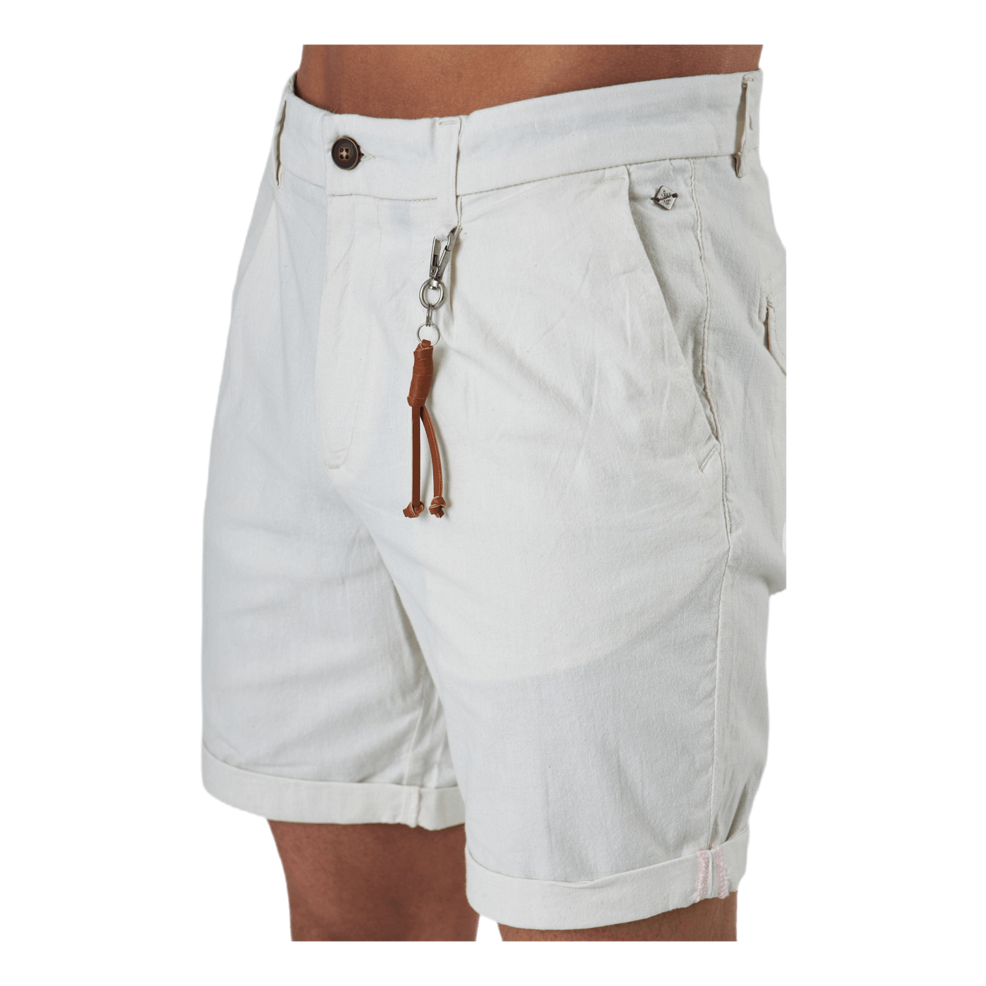 Milton Chino Shorts Akm Linen Grey