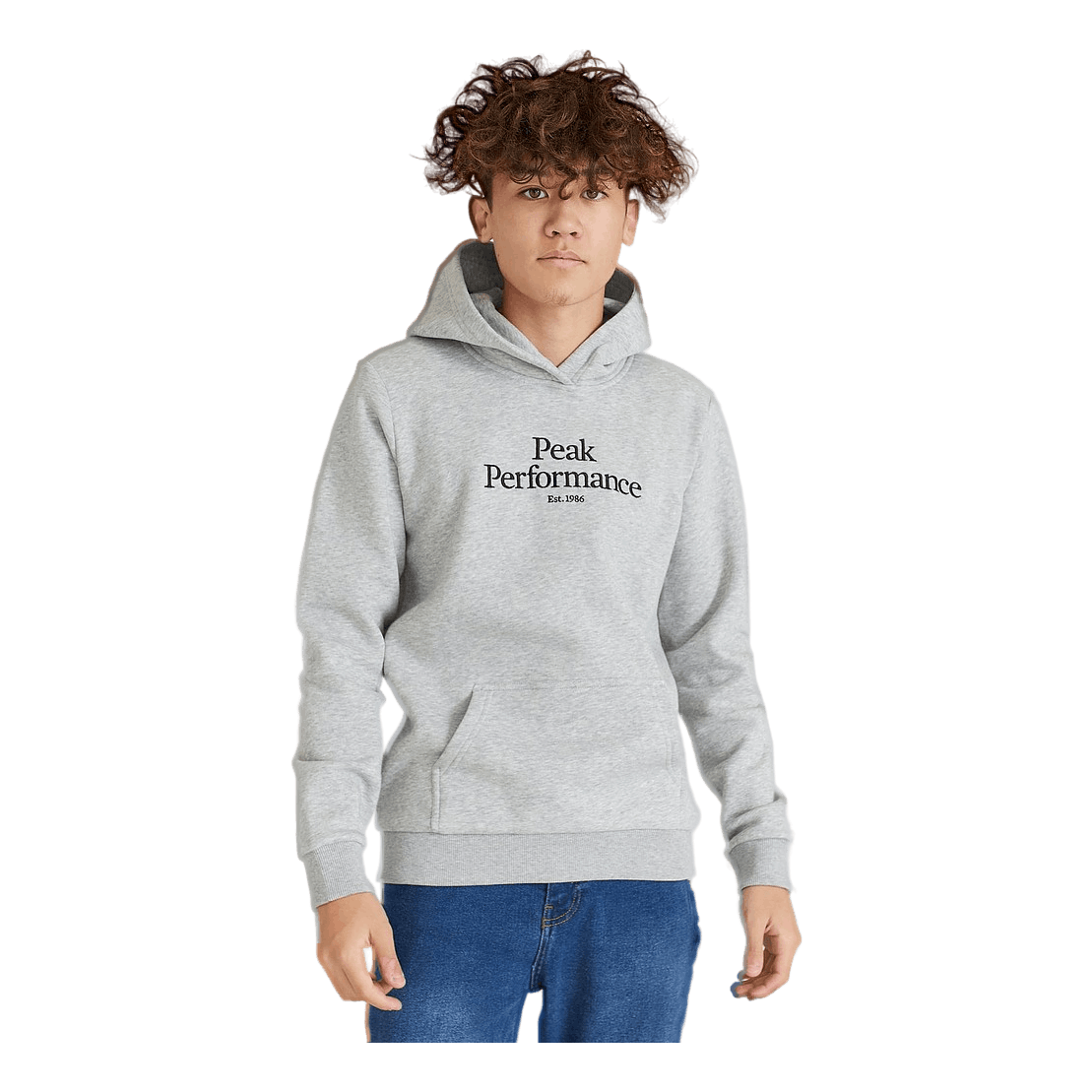 Junior Original Hood Med Grey Melange