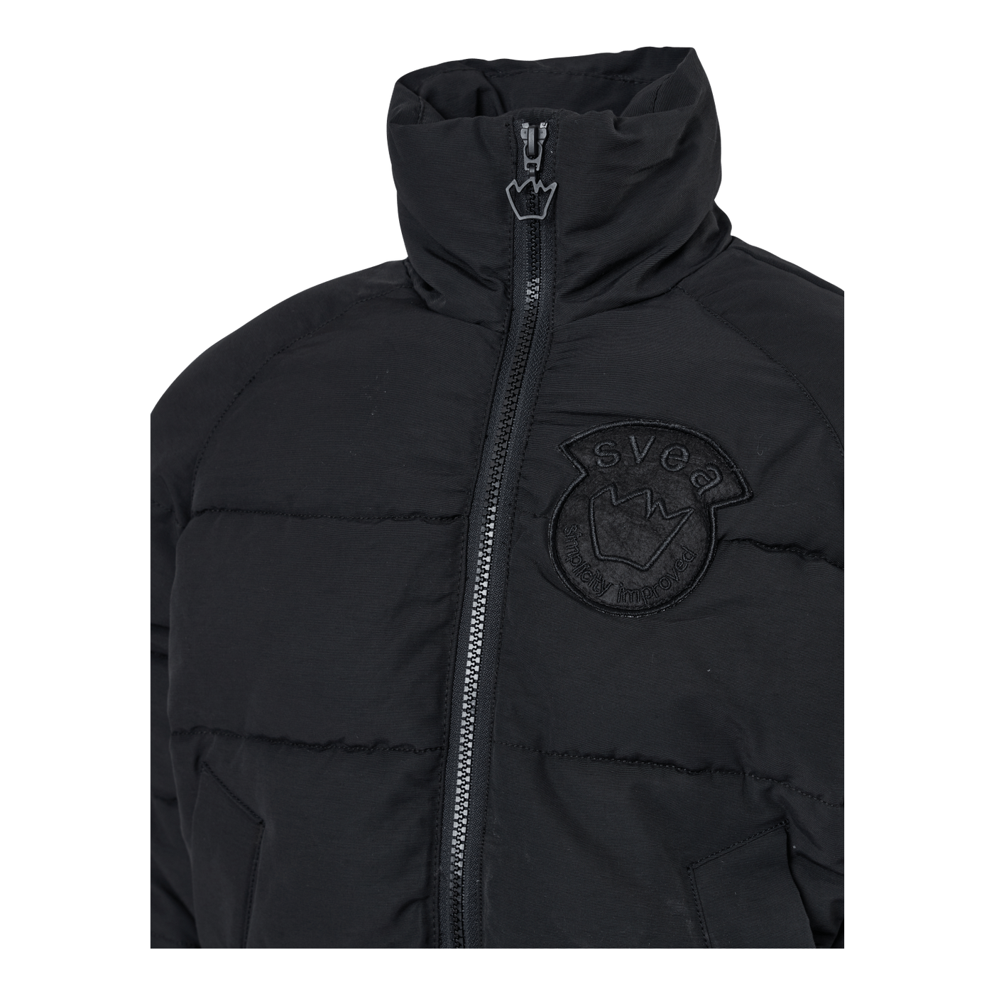 K. Reflective Volume Puffer Ja Black