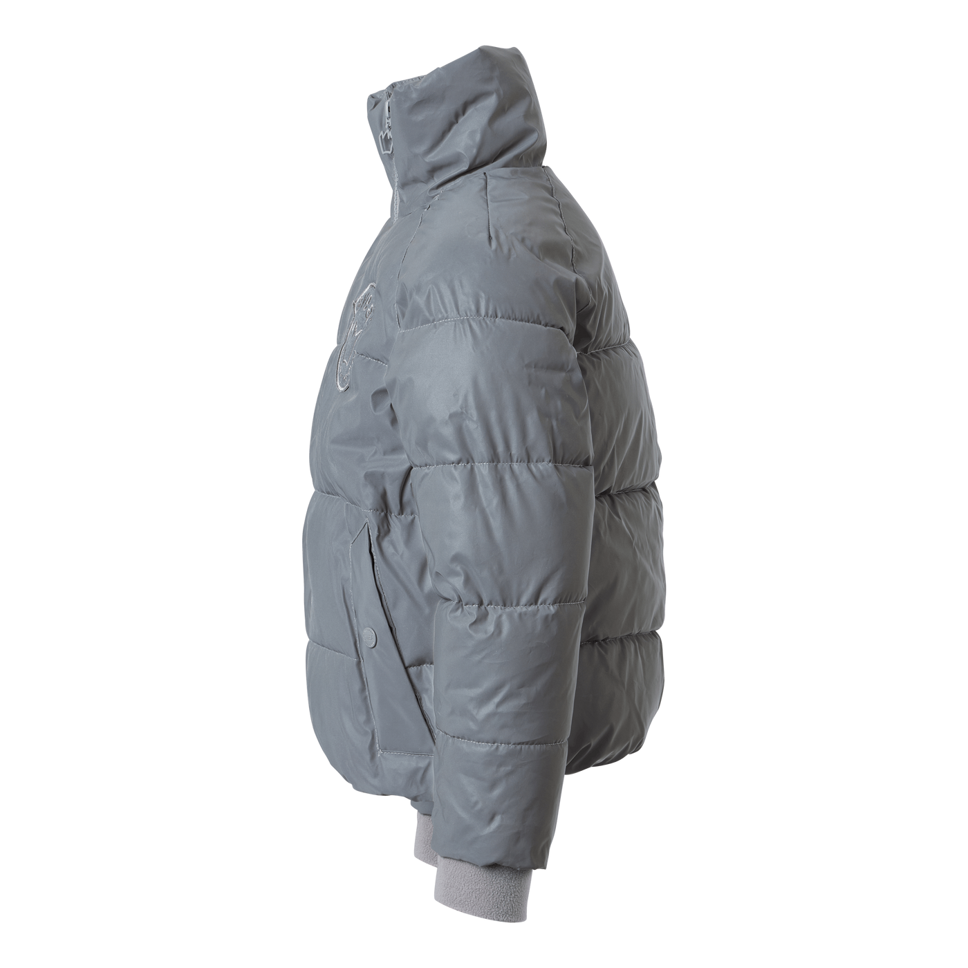 K. Reflective Volume Puffer Ja Silver