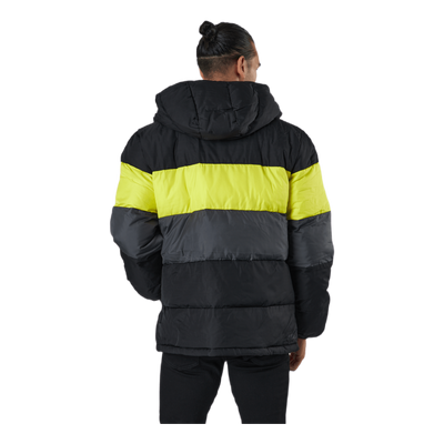 Pirro Blocked Puff Jacket Black-asphalt-sulphur Spring