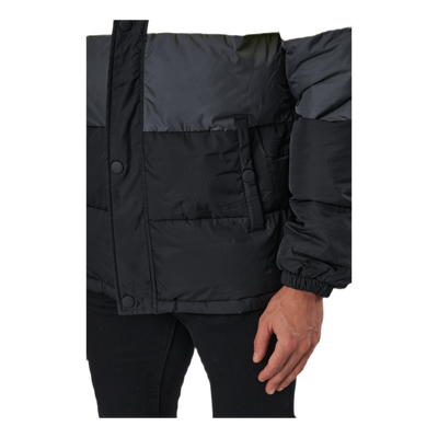 Pirro Blocked Puff Jacket Black-asphalt-sulphur Spring