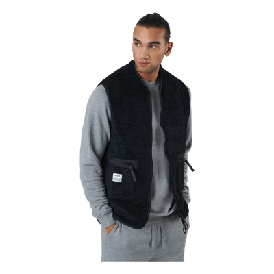 Fleece Vest Black