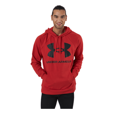 Ua Rival Fleece Big Logo Hd Radiant Red