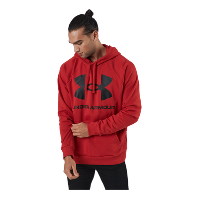 Ua Rival Fleece Big Logo Hd Radiant Red