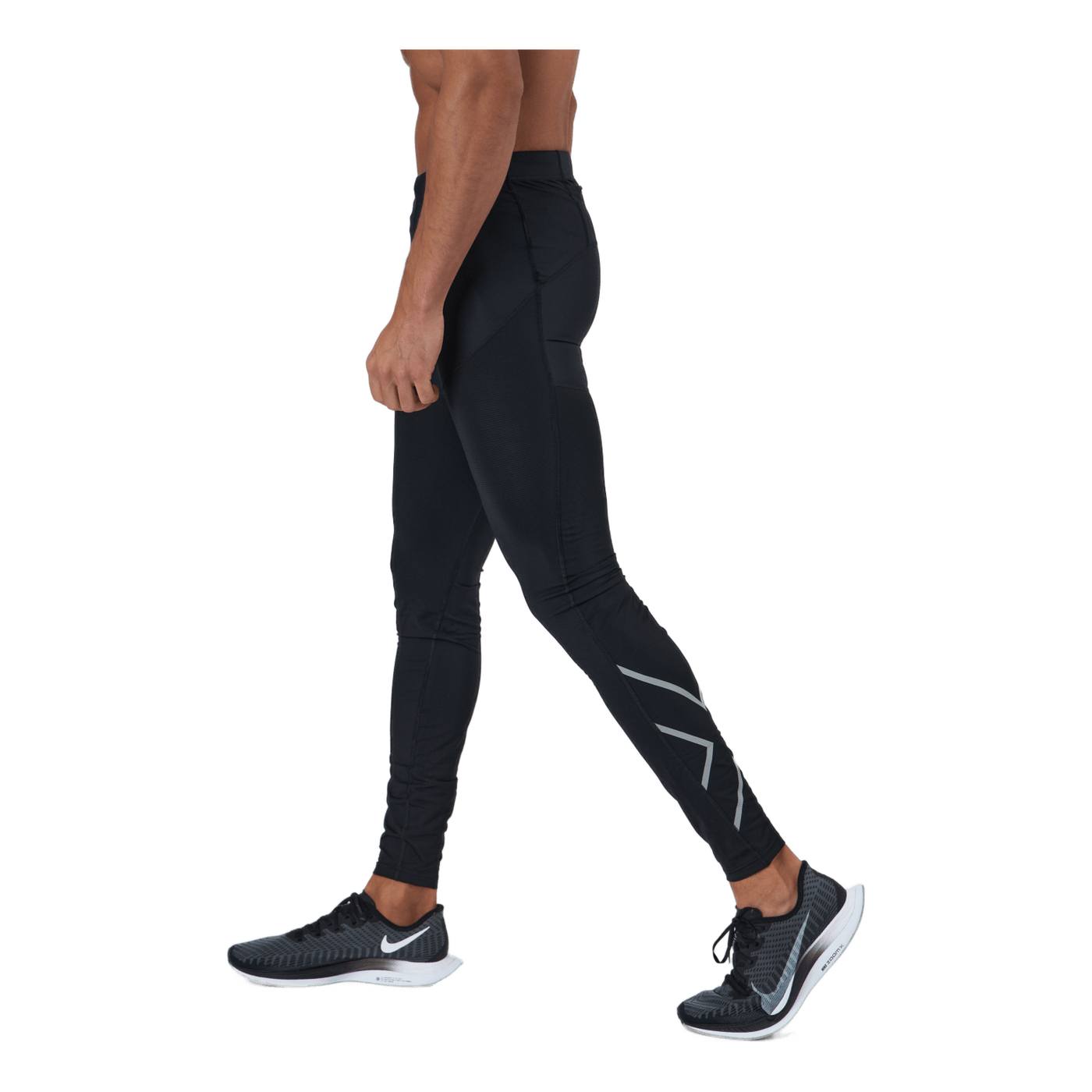 Aero Vent Compression Tights Black/silver Reflective